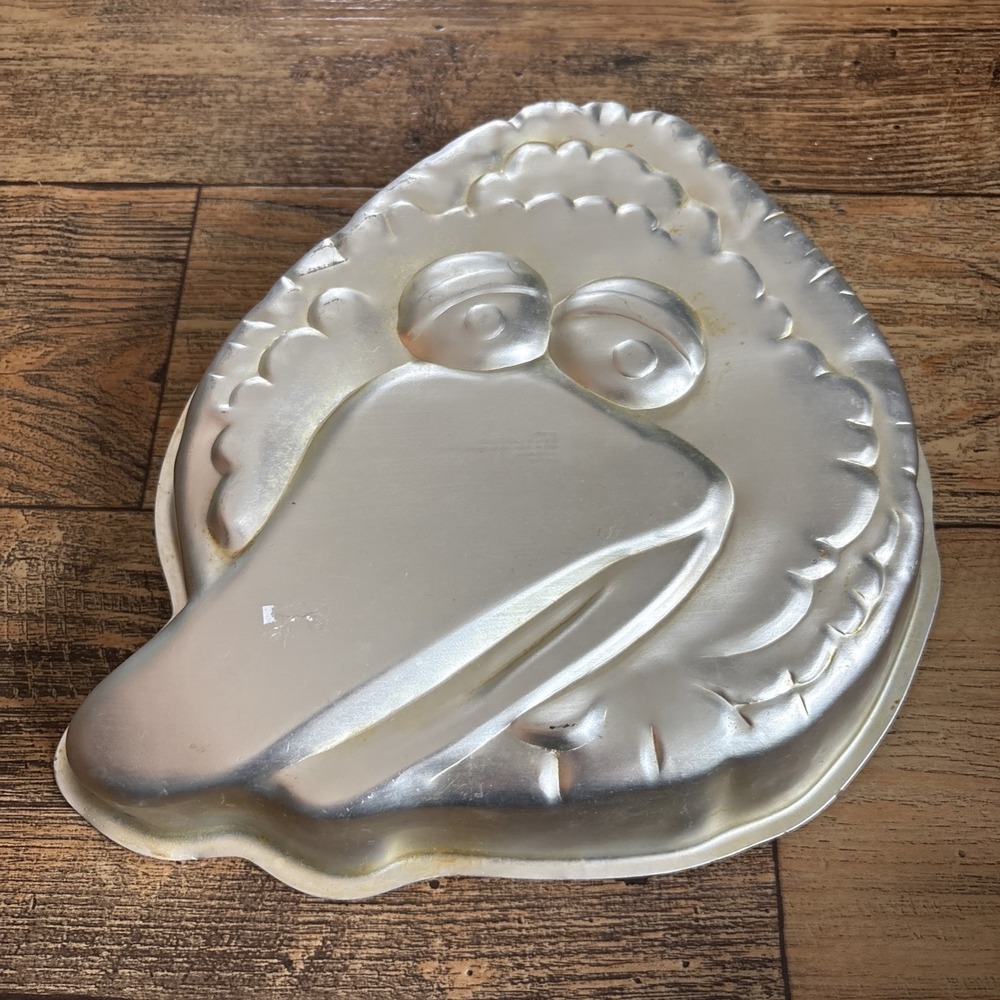 Vintage 1977 Wilton Muppets BIG BIRD Aluminum Cake Pan MoldVGUCSesame Street